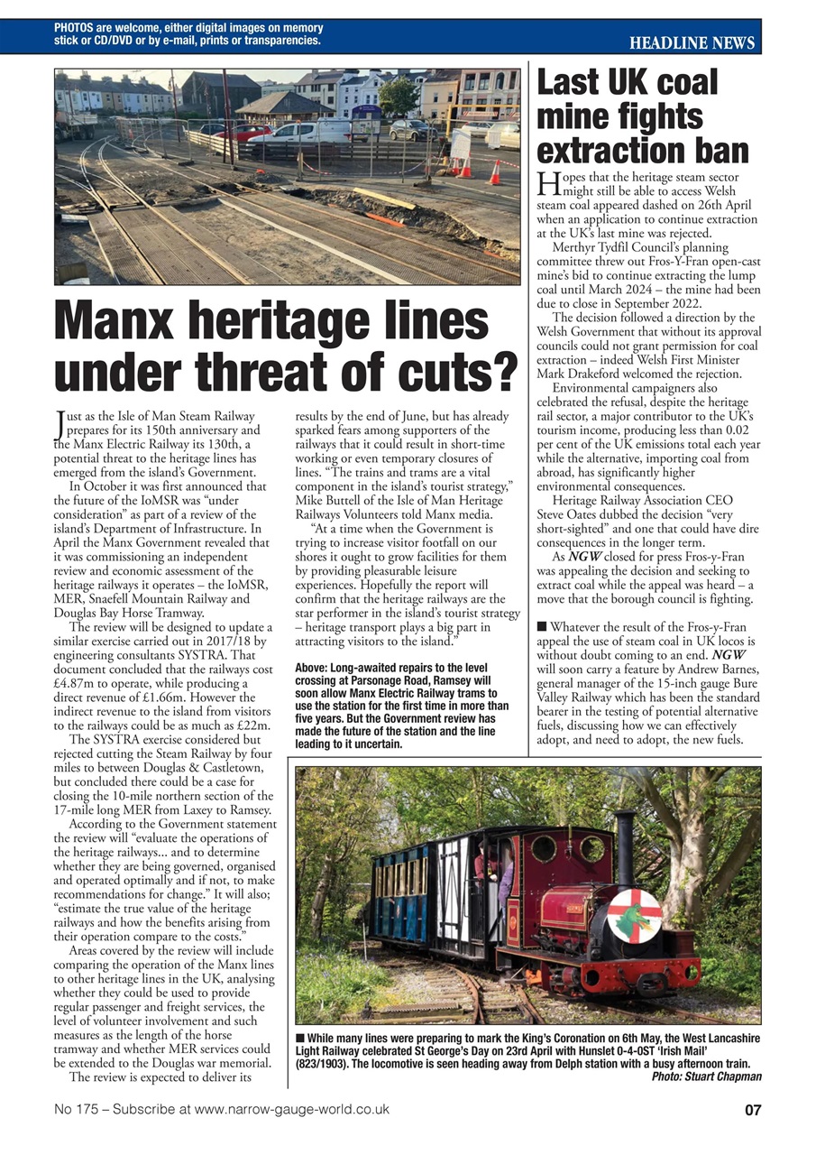 Narrow Gauge World Preview Pages