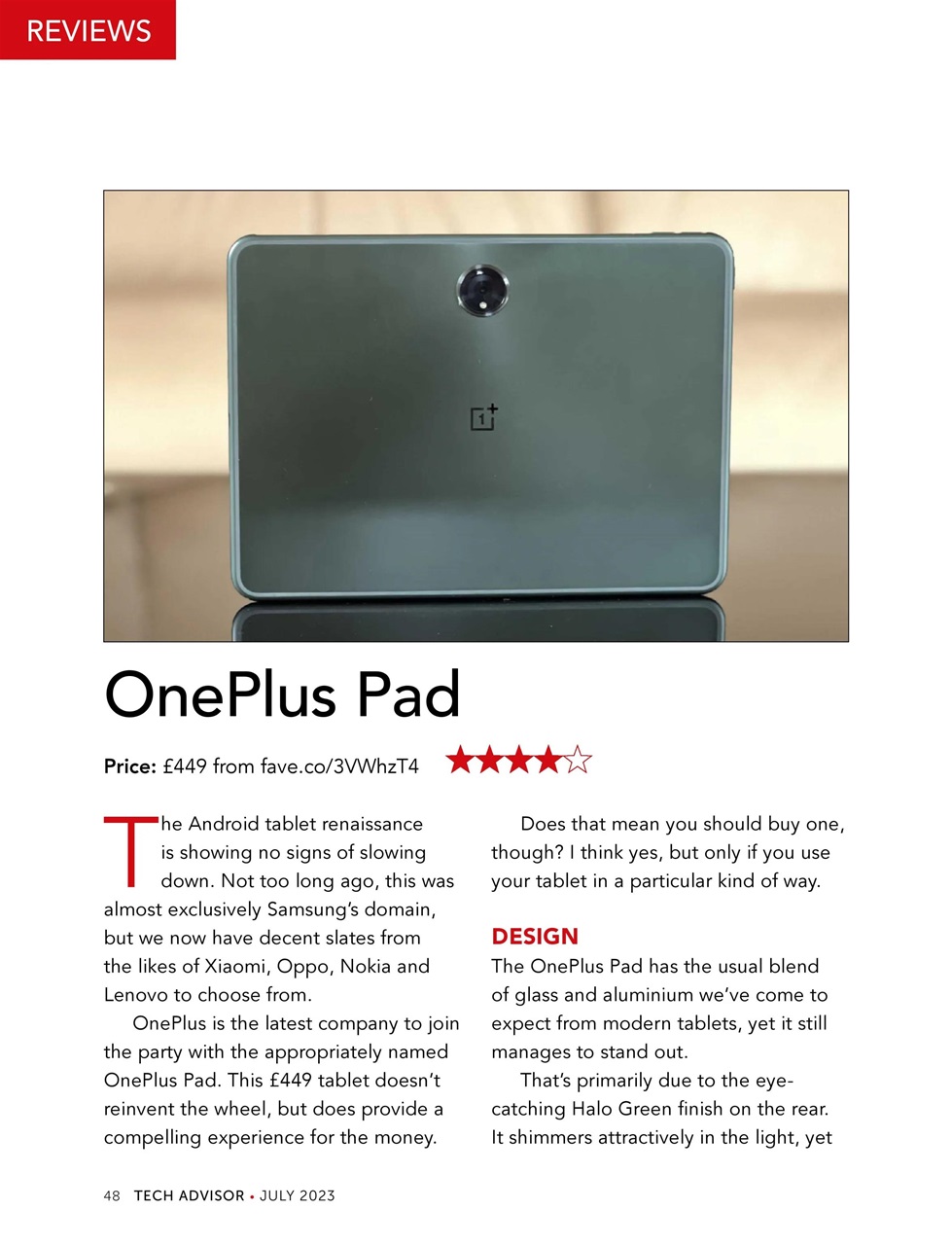 Tech Advisor Preview Pages