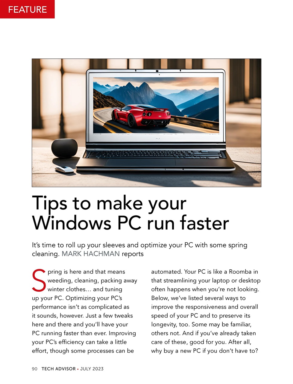Tech Advisor Preview Pages