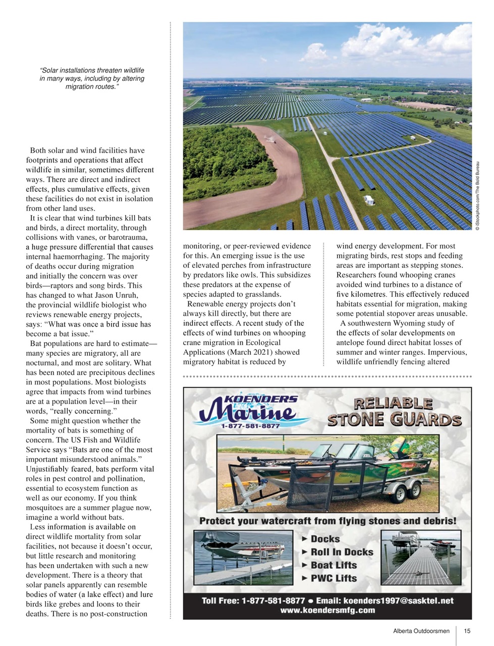Alberta Outdoors Preview Pages
