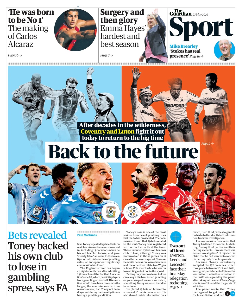 The Guardian Newspaper Preview Pages
