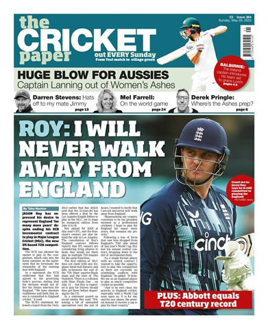 The Cricket Paper issue 28-05-2023