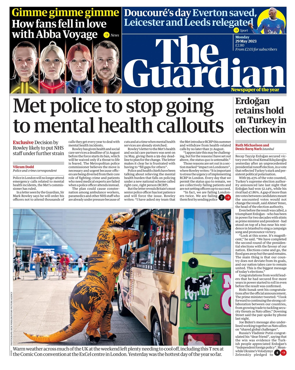 The Guardian Newspaper Preview Pages