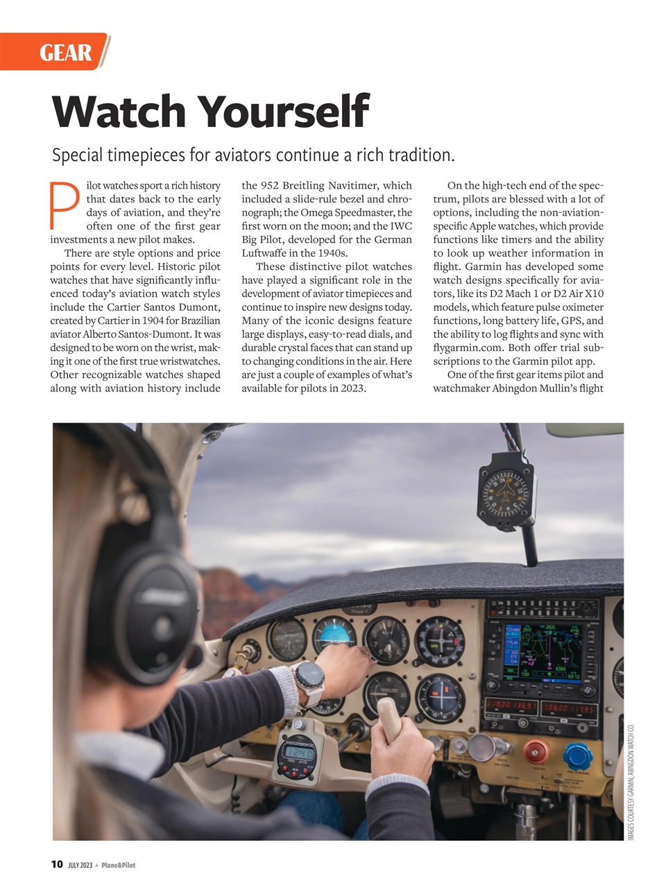 Plane & Pilot Preview Pages