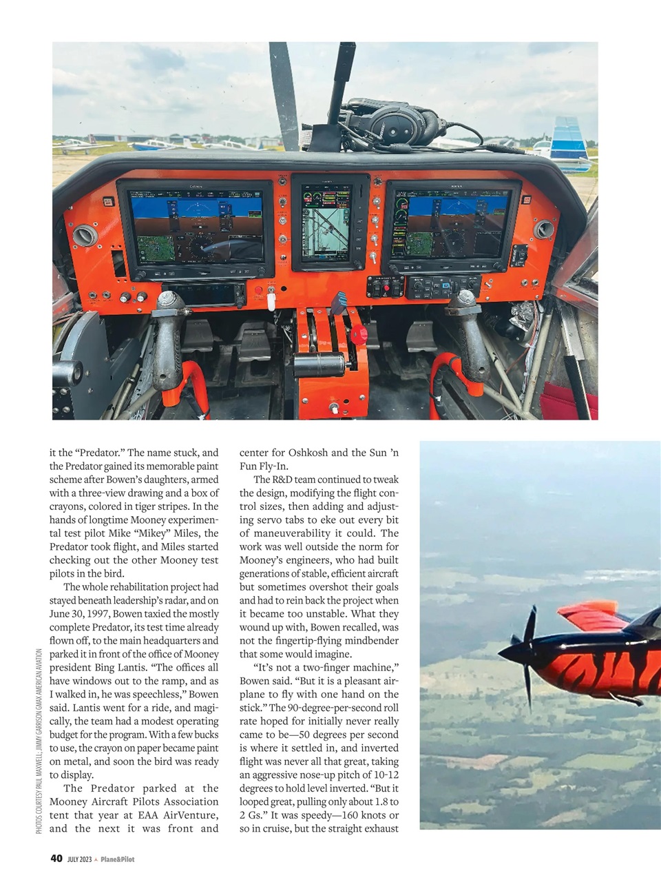 Plane & Pilot Preview Pages