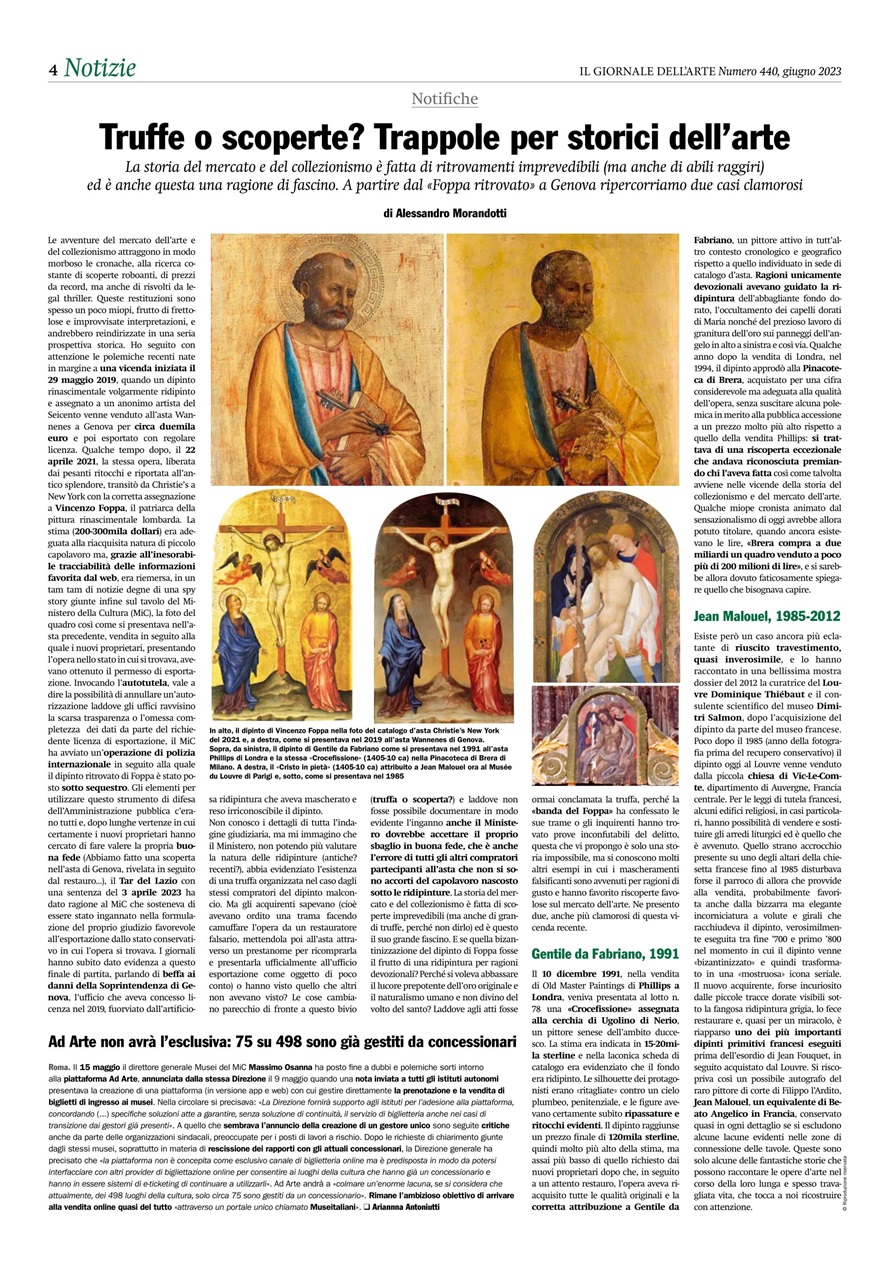Il Giornale Dell’Arte Preview Pages