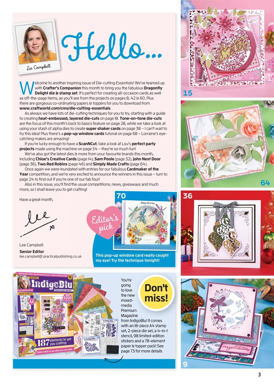 Die-Cutting Essentials Preview Pages