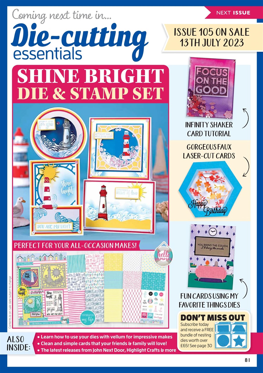 Die-Cutting Essentials Preview Pages