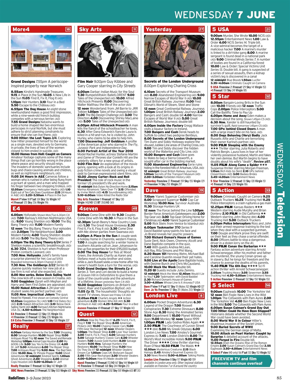 Radio Times Preview Pages