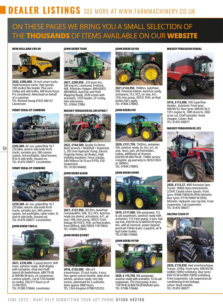 Farm Machinery Preview Pages
