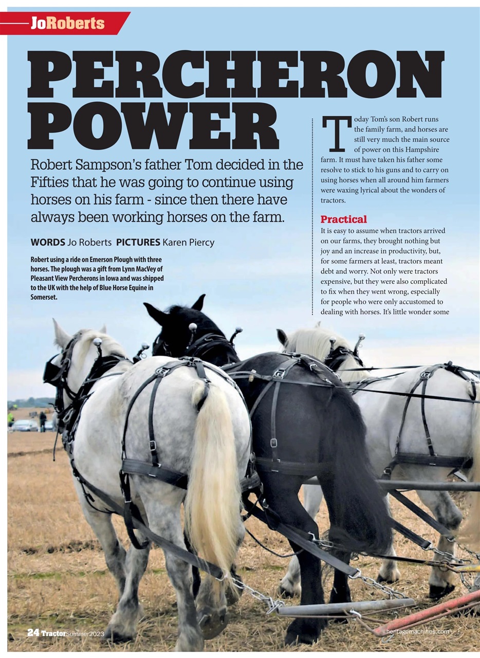 Tractor & Farming Heritage Magazine Preview Pages