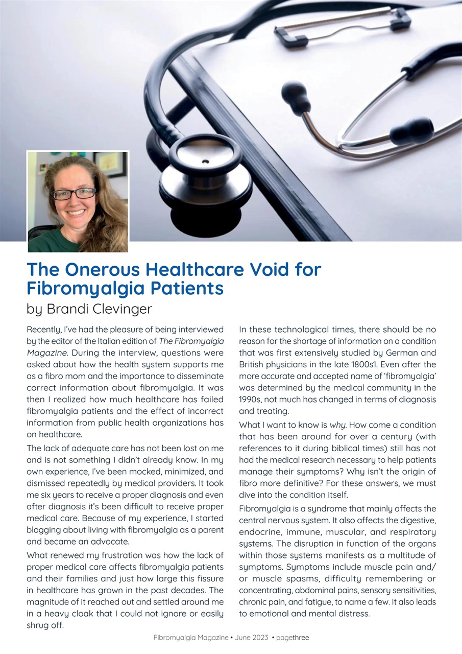 Fibromyalgia Magazine Preview Pages