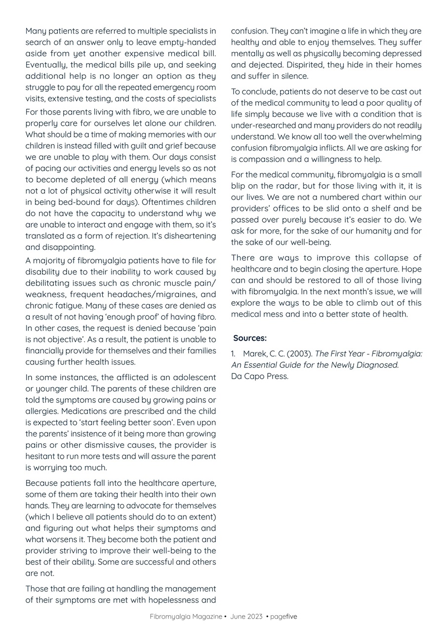 Fibromyalgia Magazine Preview Pages