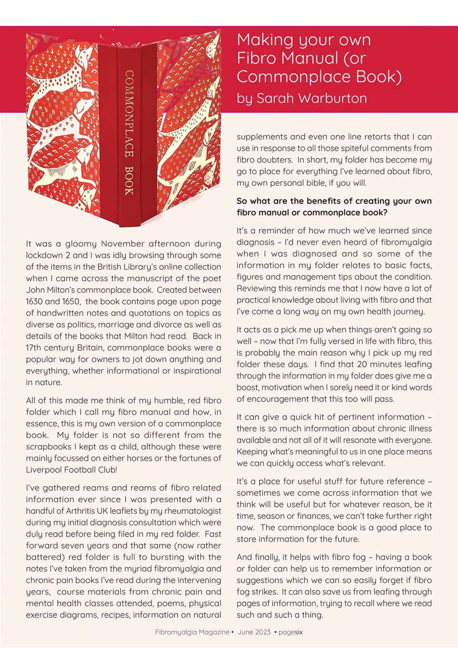 Fibromyalgia Magazine Preview Pages