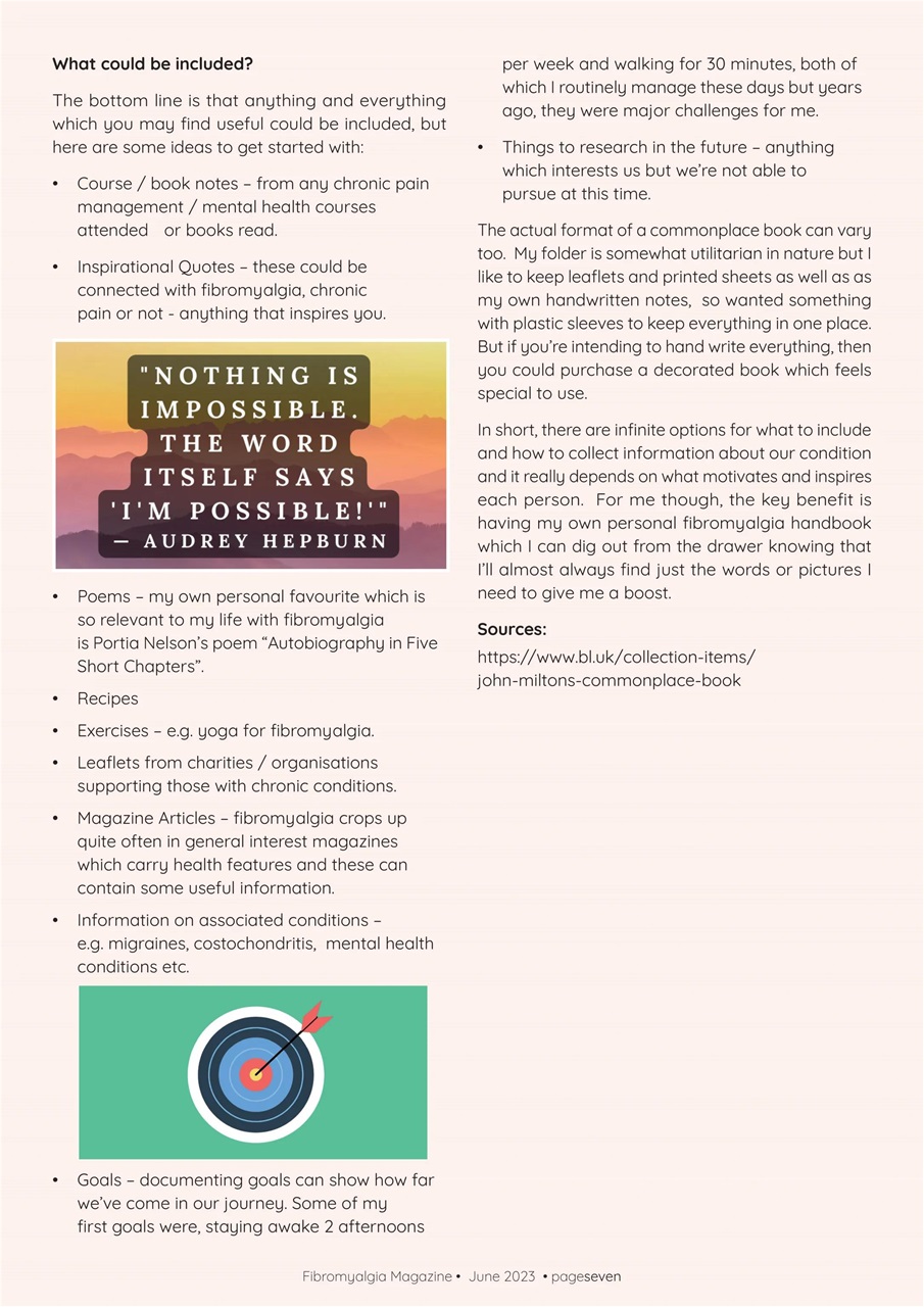 Fibromyalgia Magazine Preview Pages