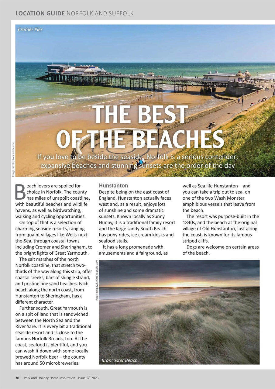 Park and Holiday Home Inspiration magazine Preview Pages