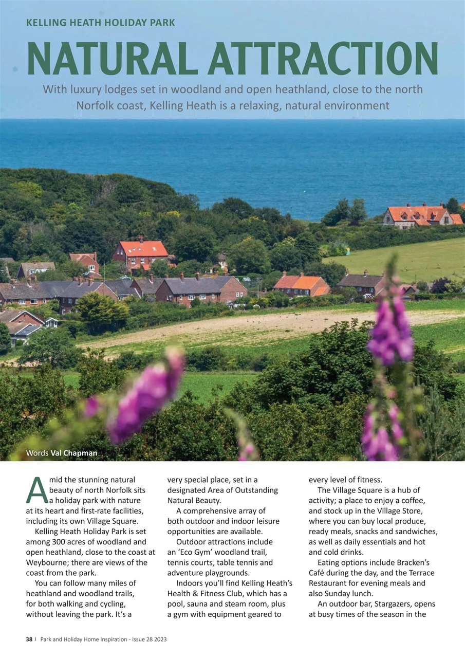 Park and Holiday Home Inspiration magazine Preview Pages