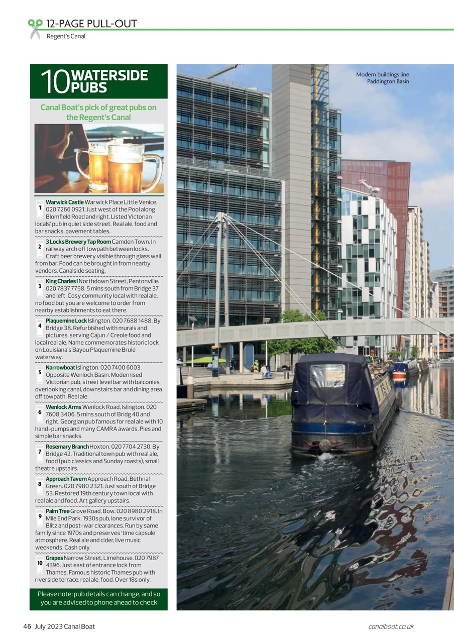 Canal Boat Preview Pages