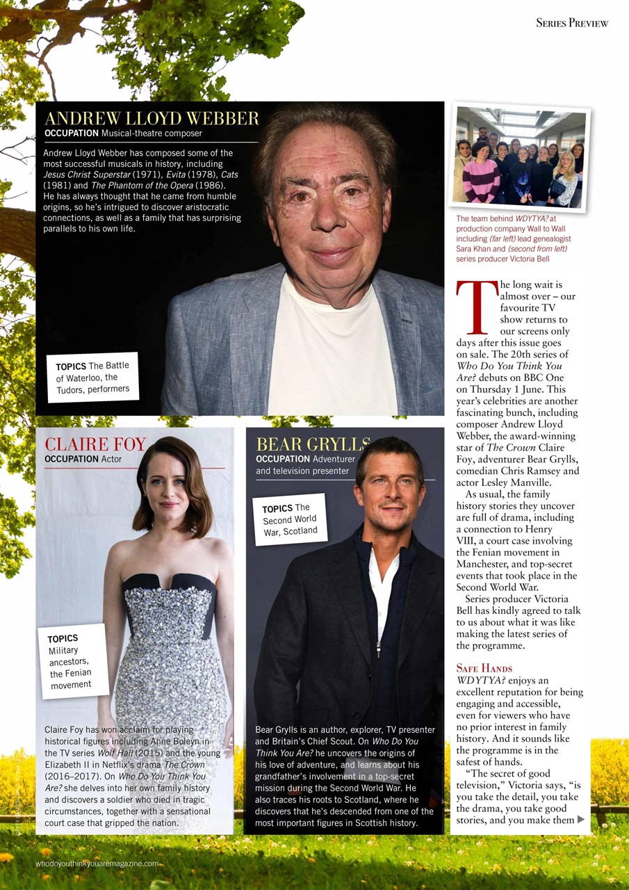 Who Do You Think You Are? Preview Pages