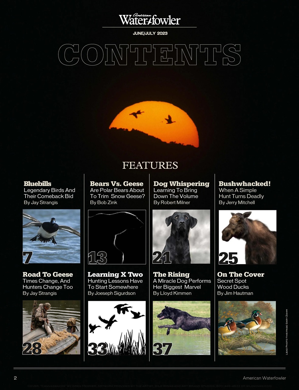 American Waterfowler Preview Pages