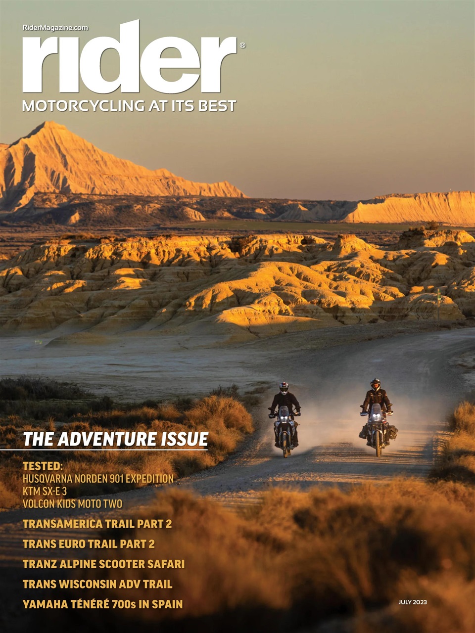 Rider Magazine Preview Pages
