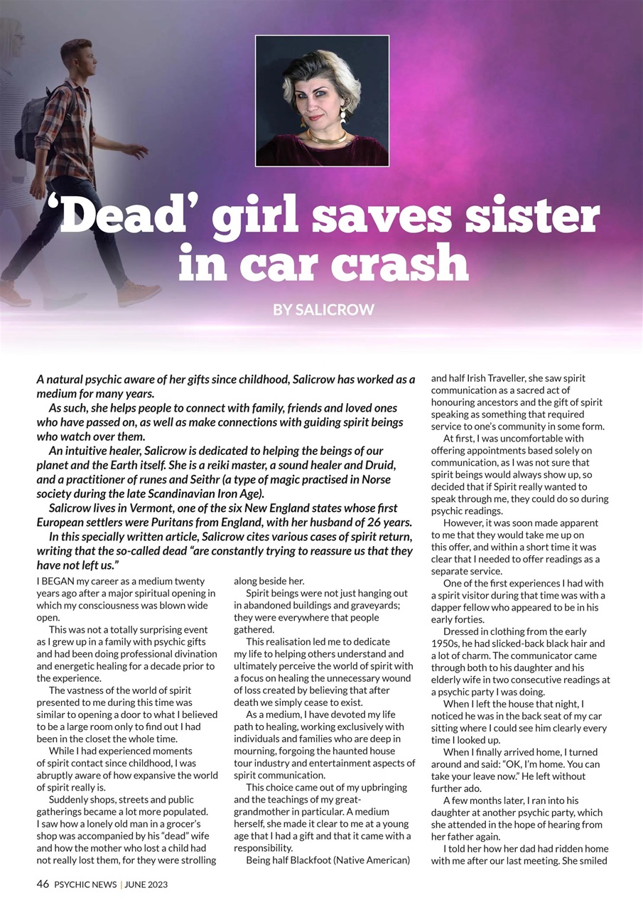 Psychic News Preview Pages
