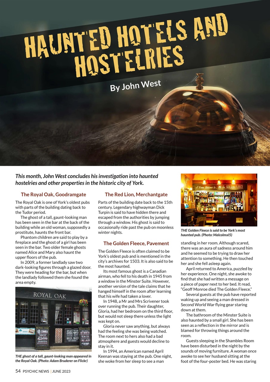 Psychic News Preview Pages