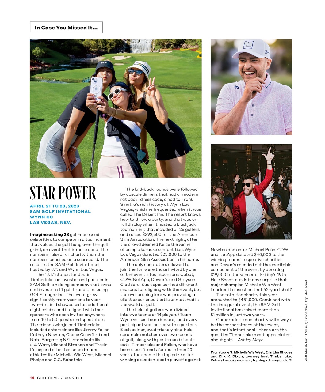 Golf Magazine Preview Pages