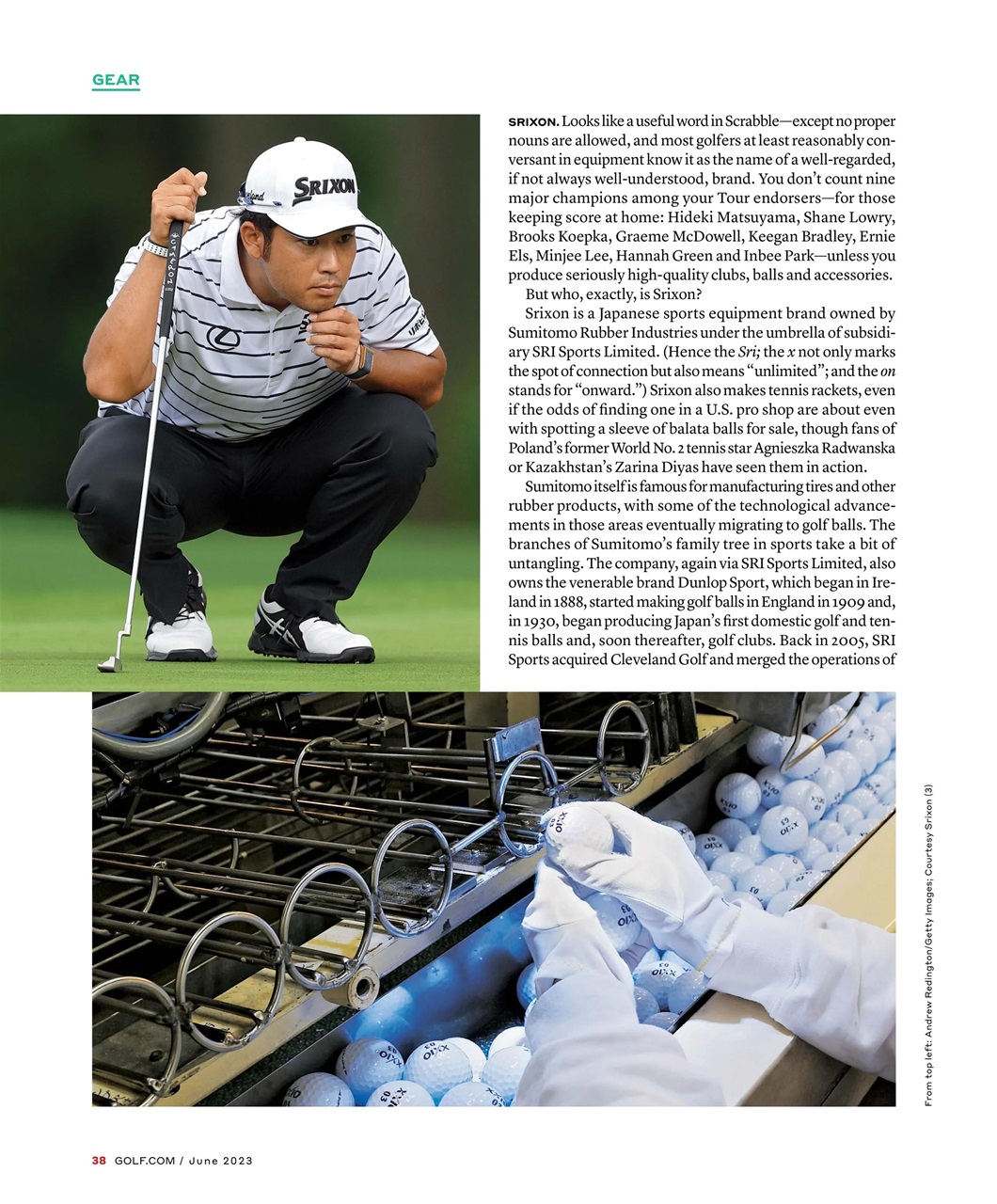 Golf Magazine Preview Pages