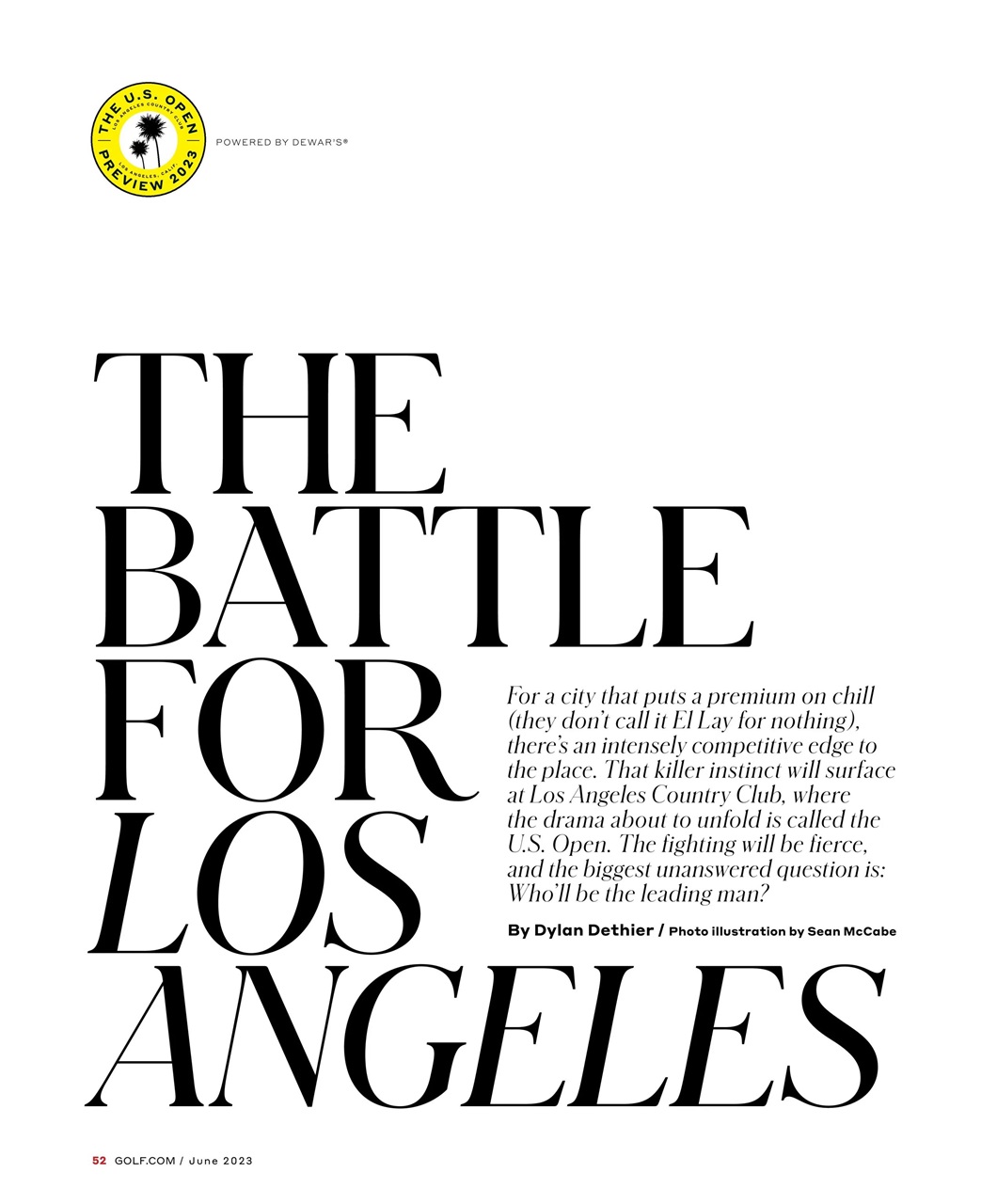 Golf Magazine Preview Pages