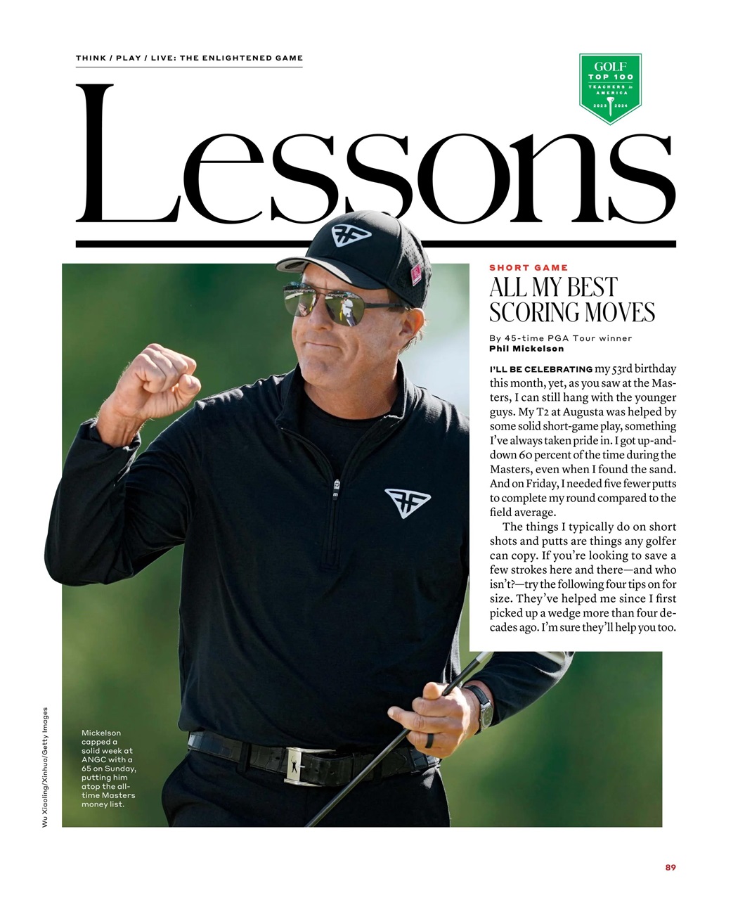 Golf Magazine Preview Pages