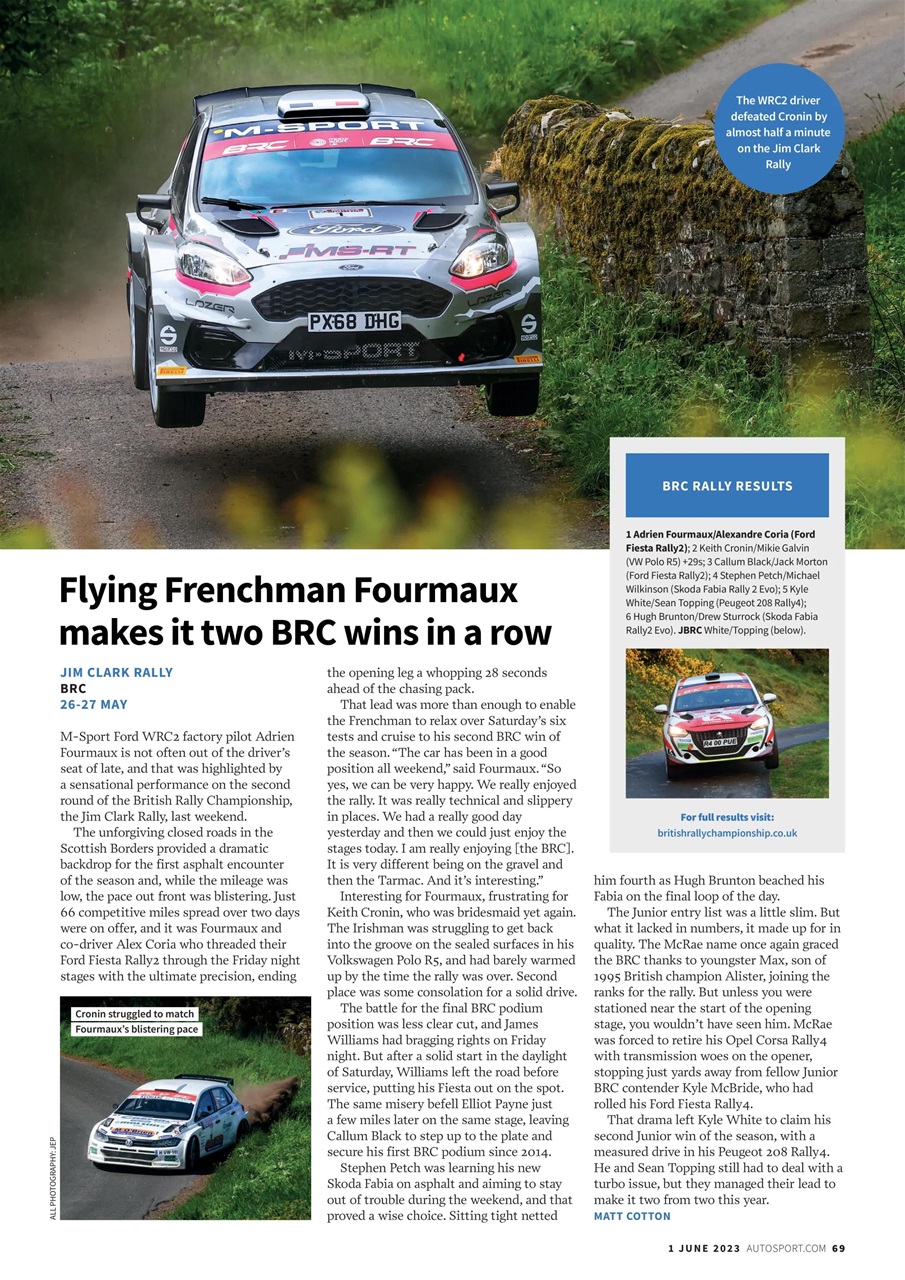 Autosport Preview Pages