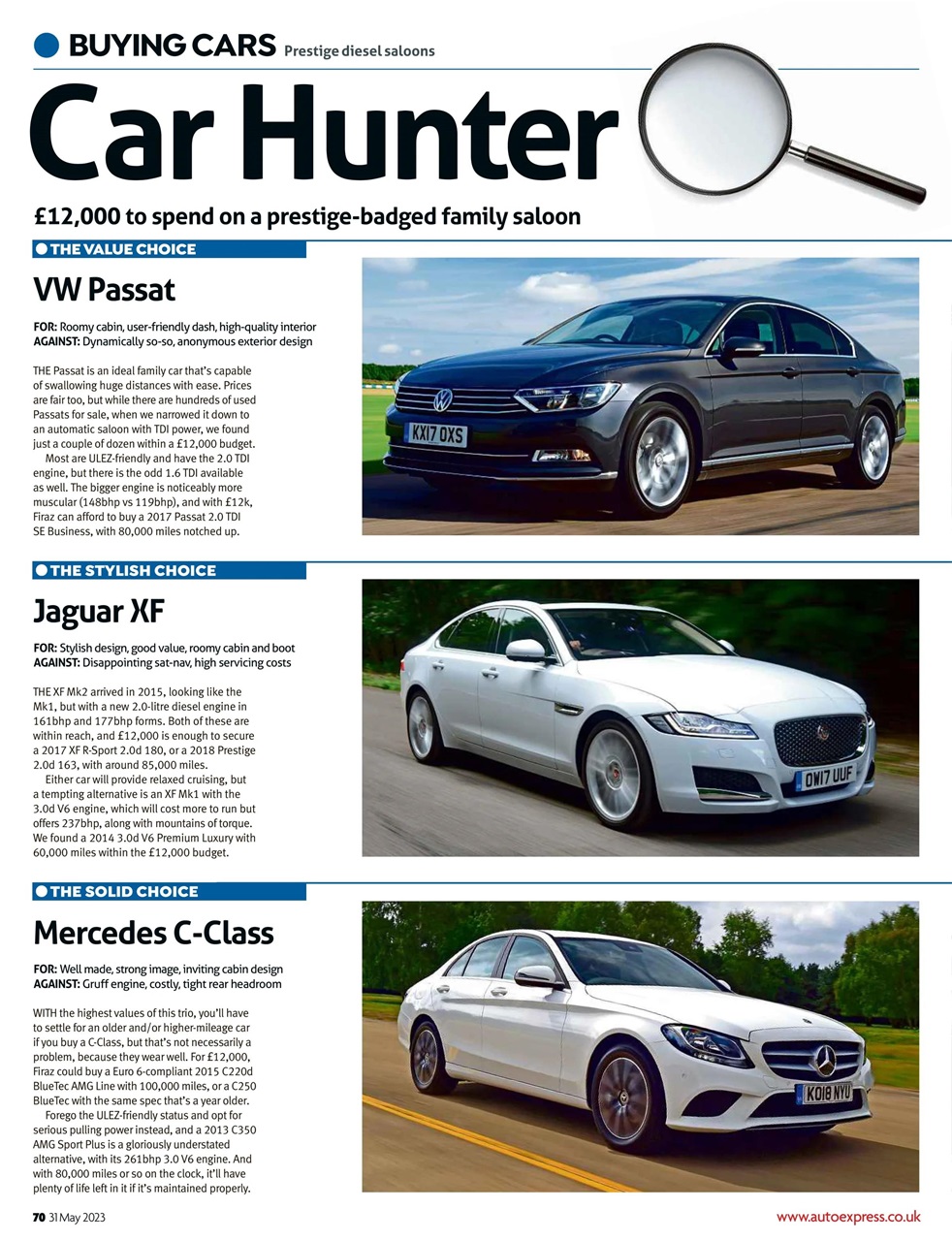 Auto Express Preview Pages