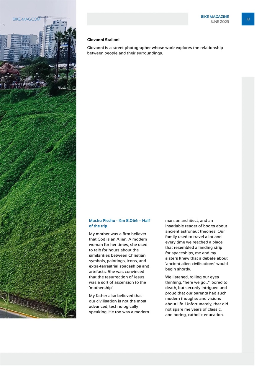 BIKE Magazine Preview Pages