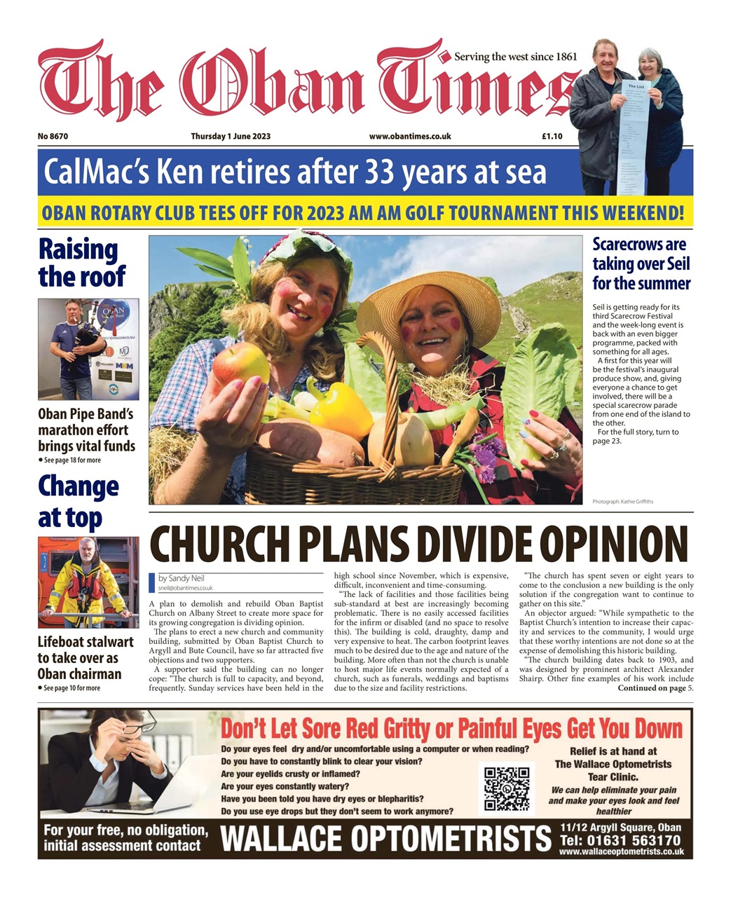 The Oban Times & Lochaber Times Preview Pages