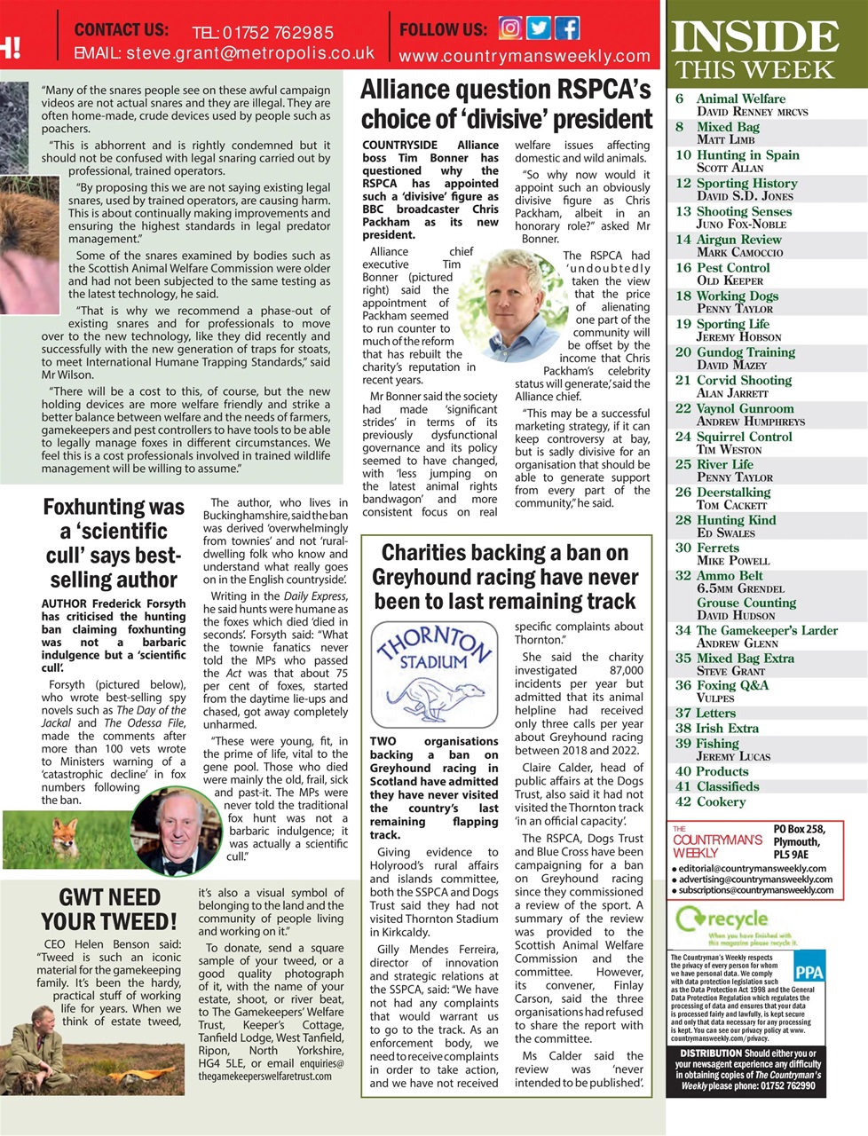 Countryman's Weekly Preview Pages