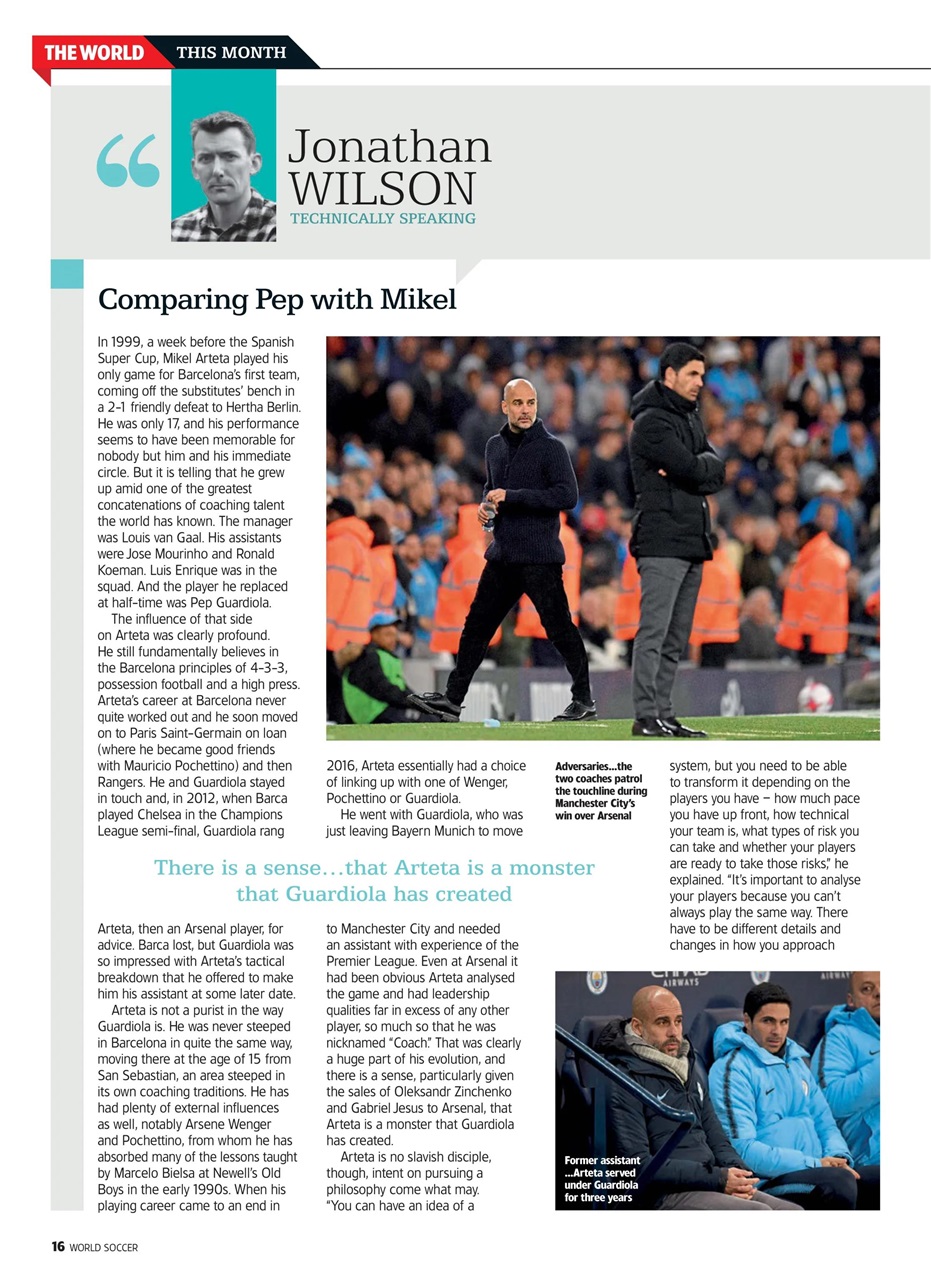 World Soccer Preview Pages