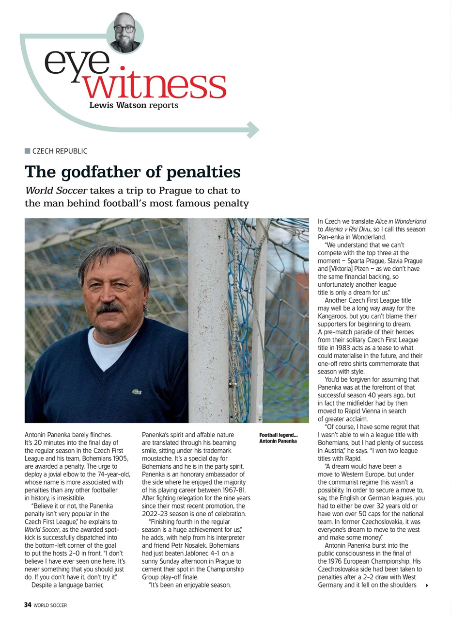 World Soccer Preview Pages