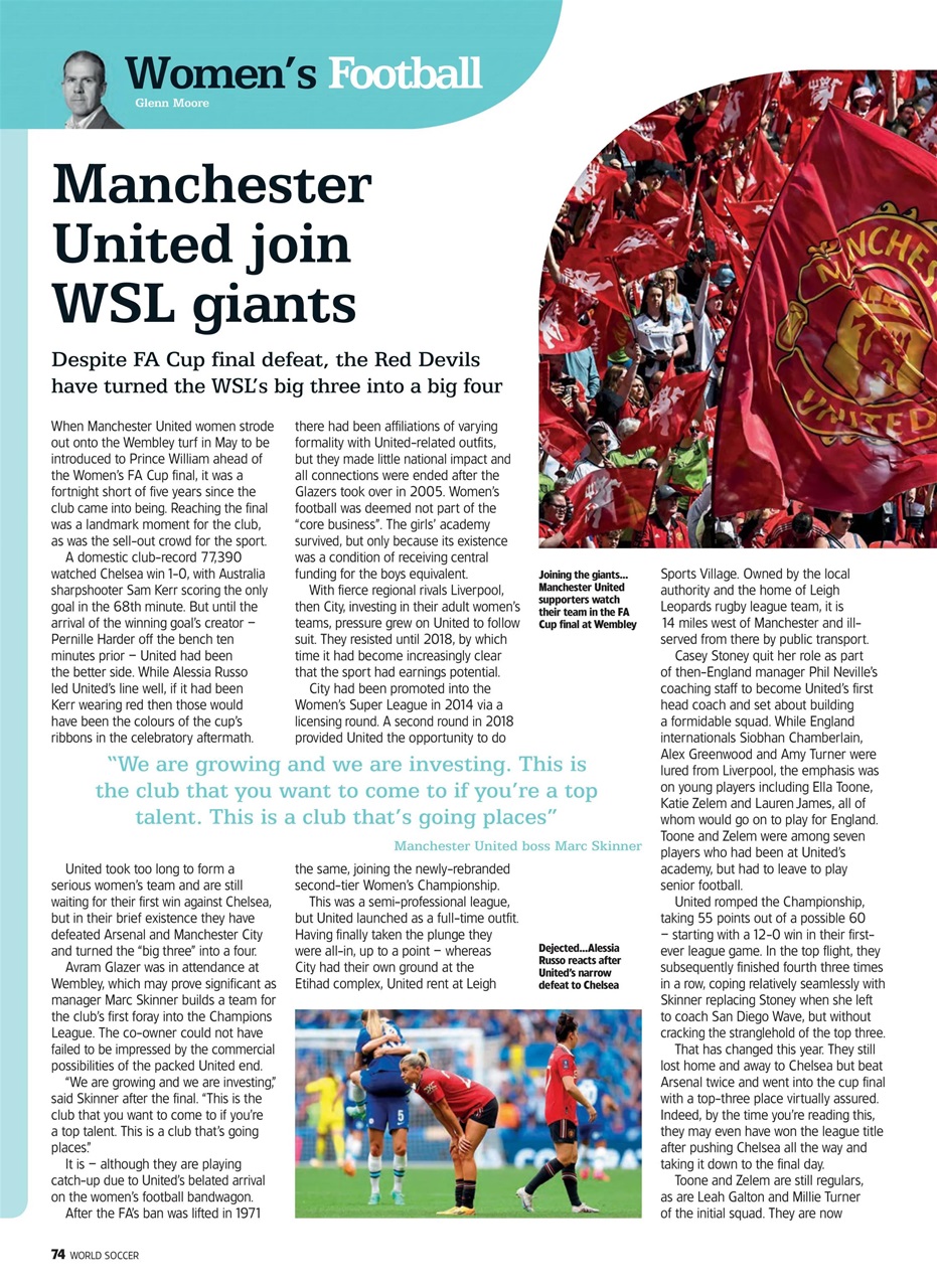 World Soccer Preview Pages