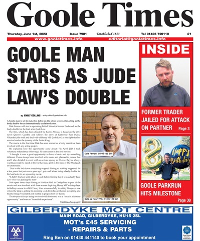 Goole Times issue June 1st 2023