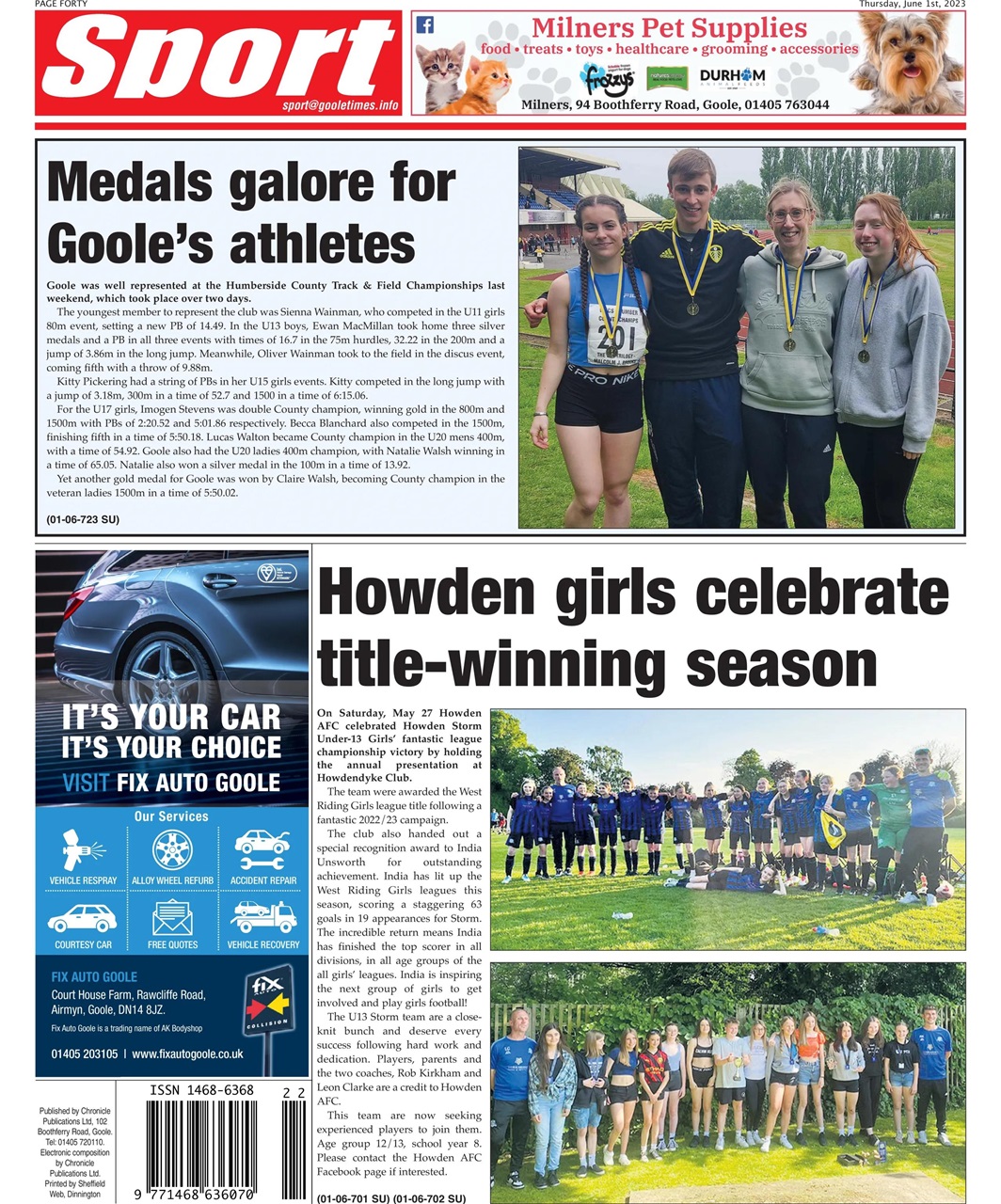 Goole Times Preview Pages