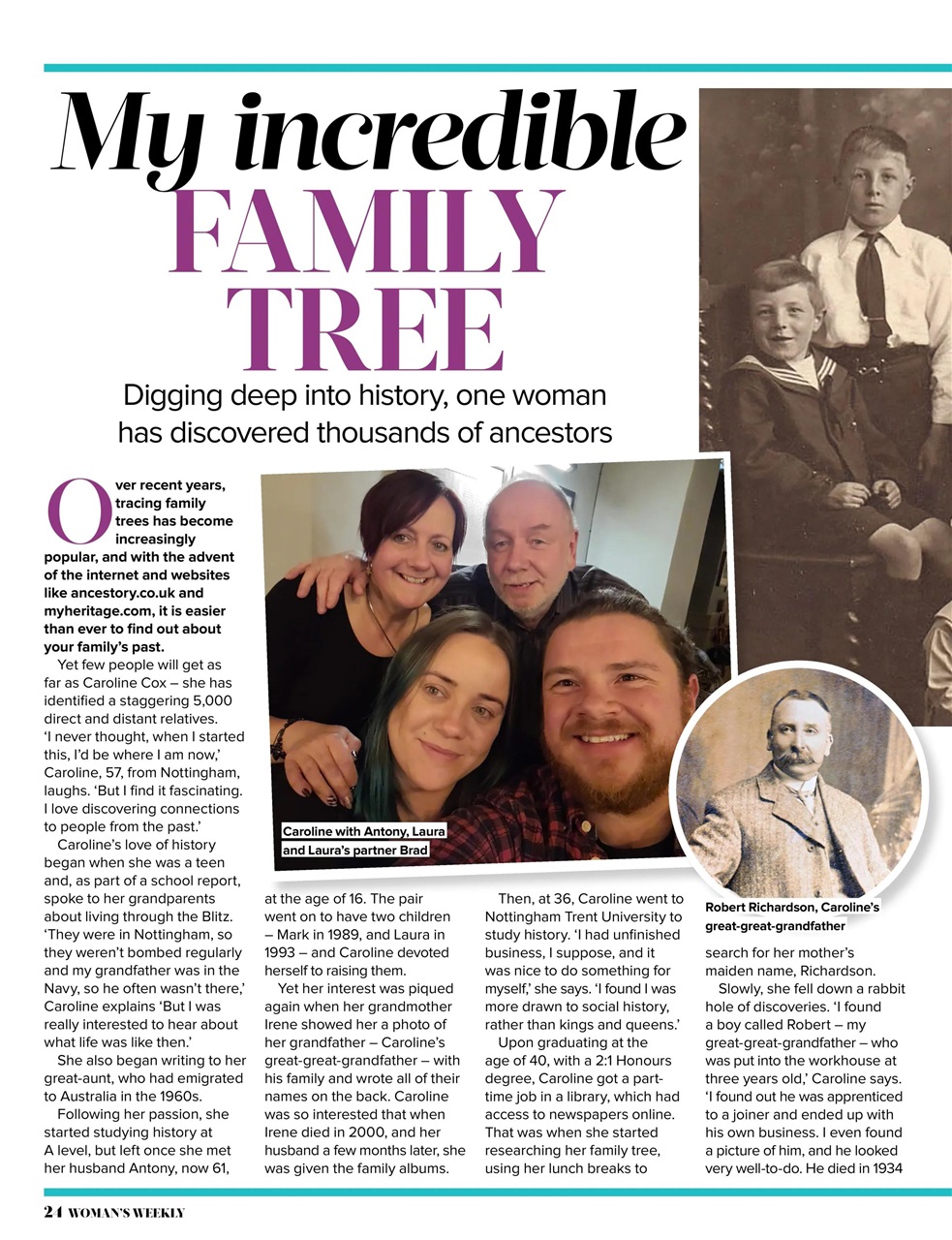 Woman's Weekly Preview Pages