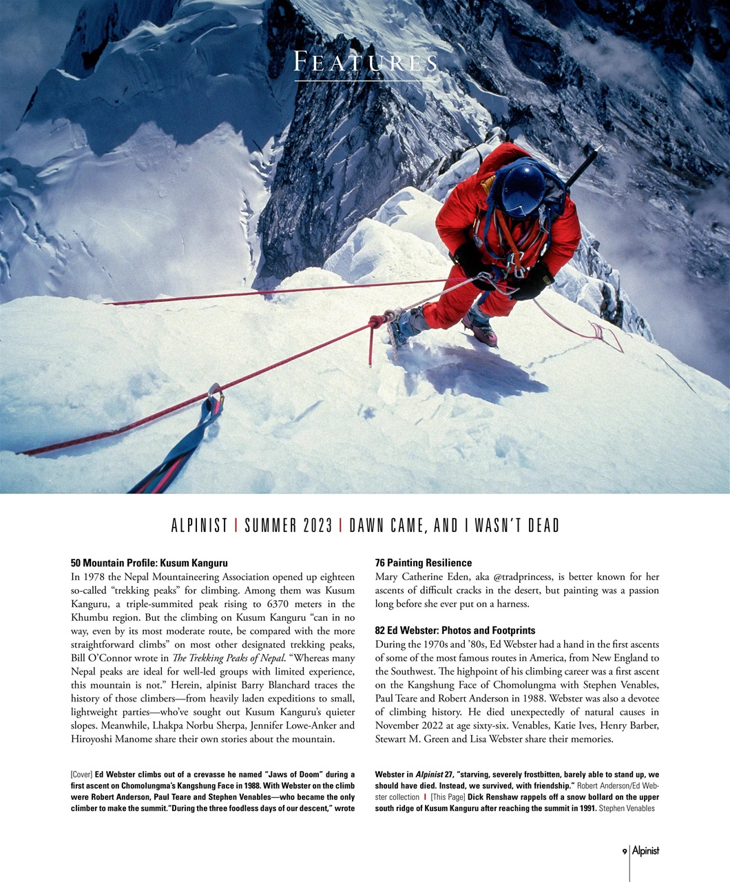 Alpinist Preview Pages