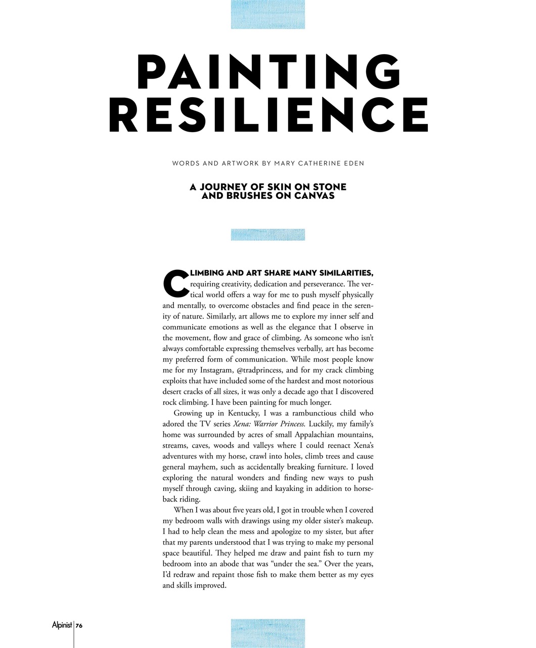 Alpinist Preview Pages