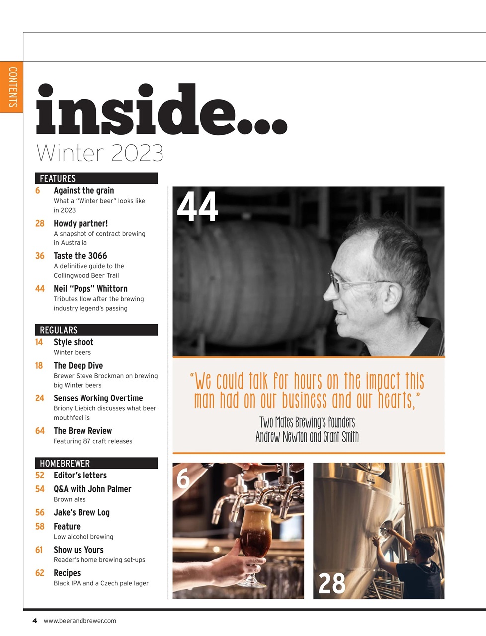 Beer and Brewer Preview Pages