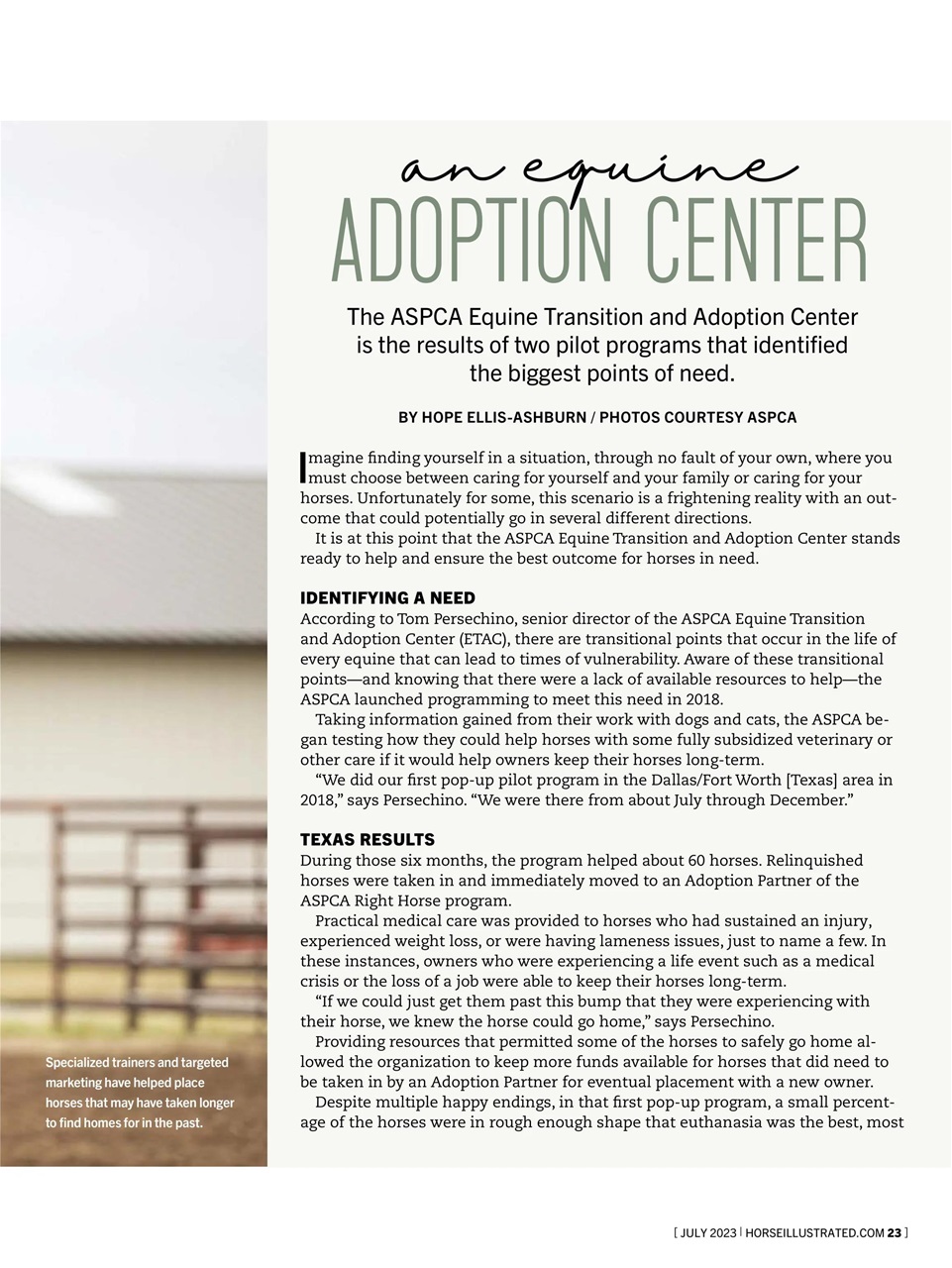 Horse Illustrated Magazine Preview Pages