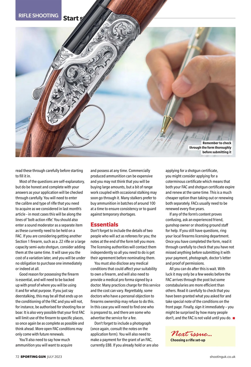 Sporting Gun Preview Pages