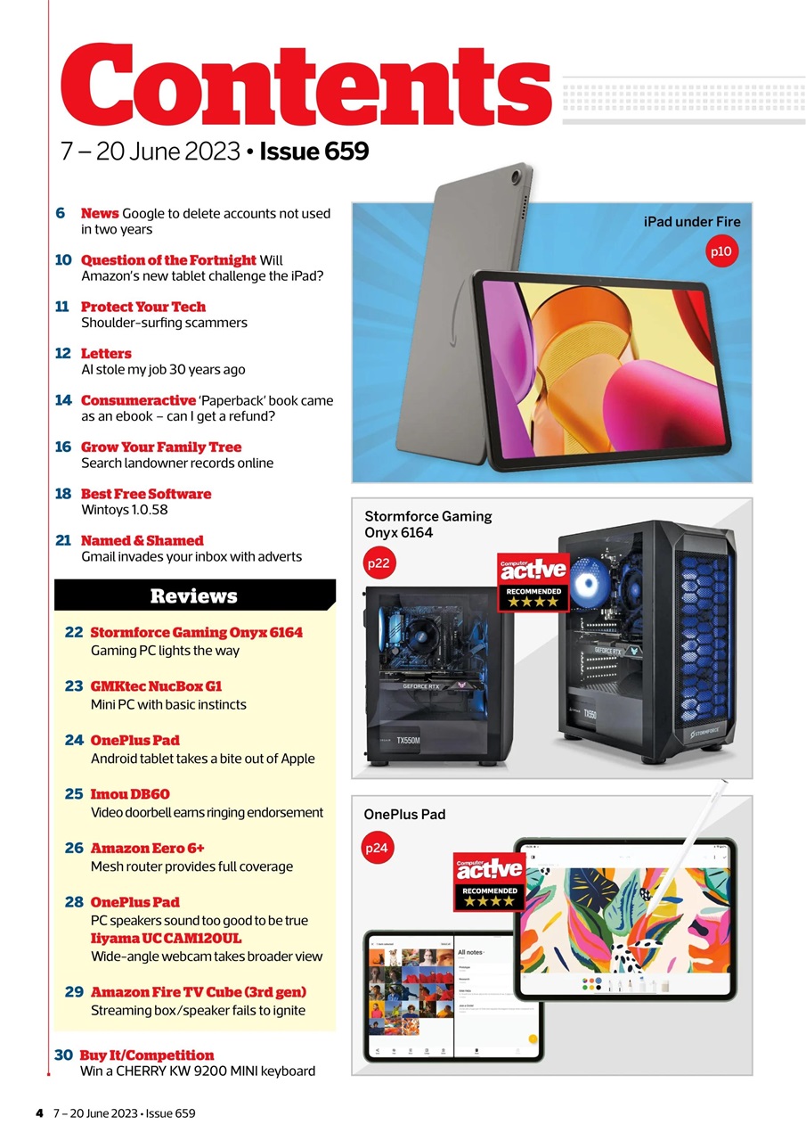 Computer Active Preview Pages