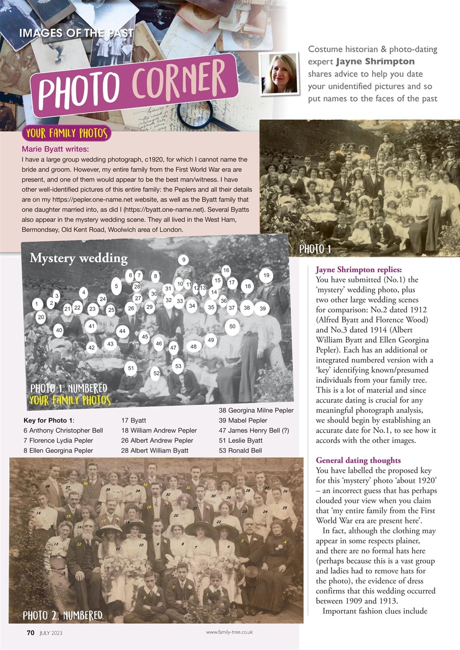 Family Tree Preview Pages