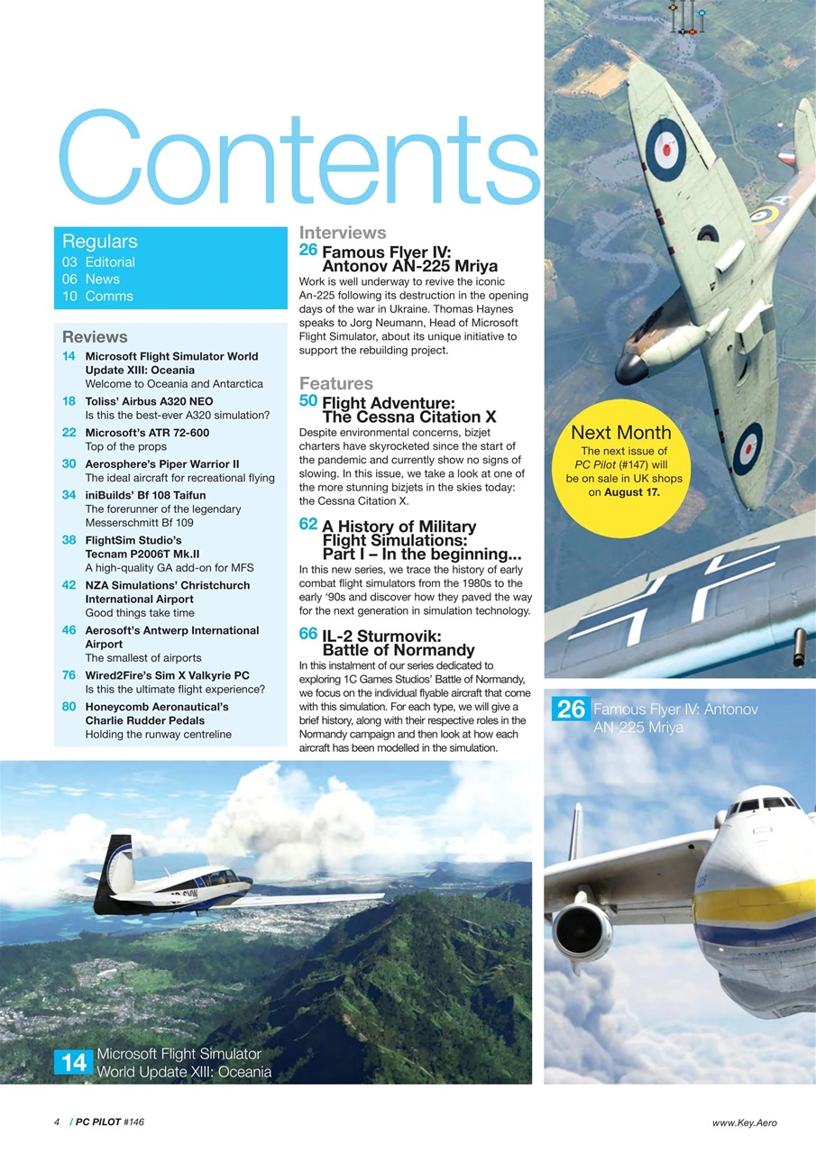 PC Pilot Preview Pages